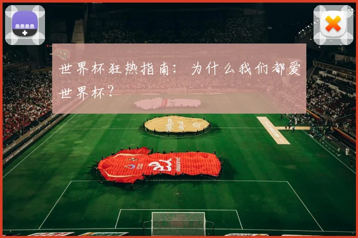 世界杯狂热指南：为什么我们都爱世界杯？